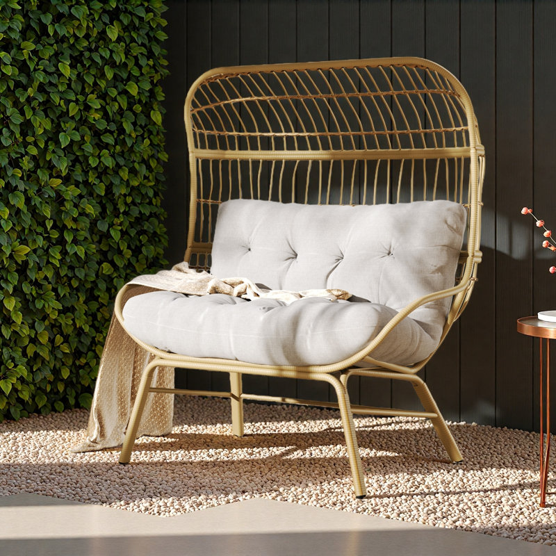 Outdoor Wicker Loveseat
