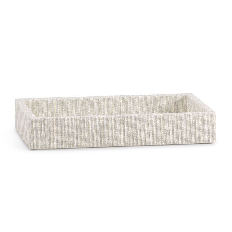 Reed Bathroom Tray, Ivory