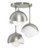 Brooklyn 3 - Light Double Shade Semi Flush Mount