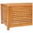 Chic Teak 76'' W Water Resistant Solid Wood Teak Deck Box in Honey Tone Teak