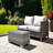 Fully Assembled Mixed Grey And Aluminum Slatted Side Table For Outdoor Cloud-watching - Add Charm To Areas