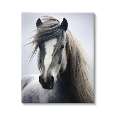 Crinière de cheval soufflée par le vent par Ray Powers