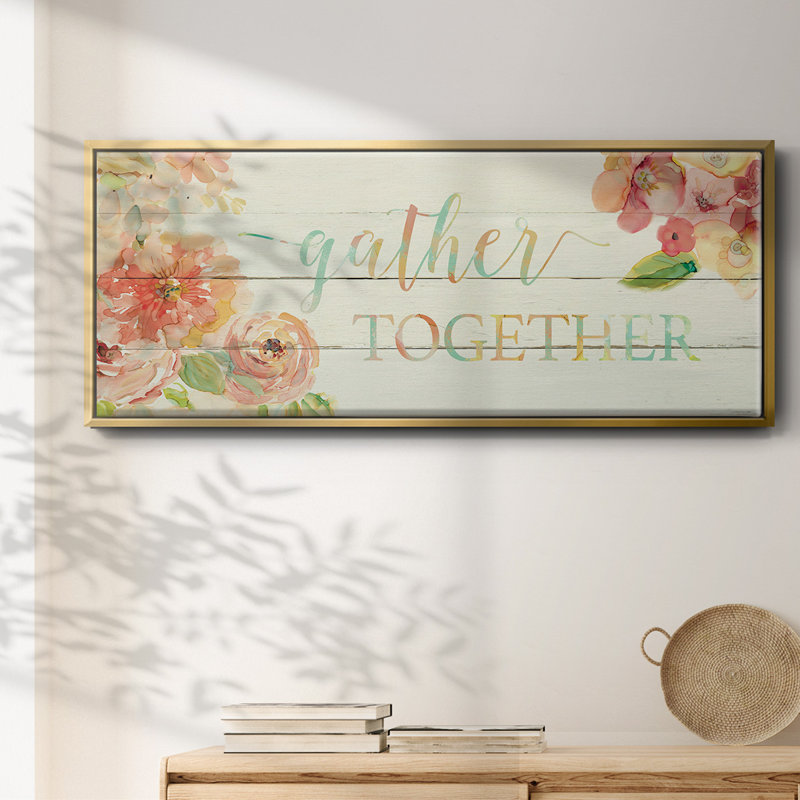 «Gather Together», toile encadrée