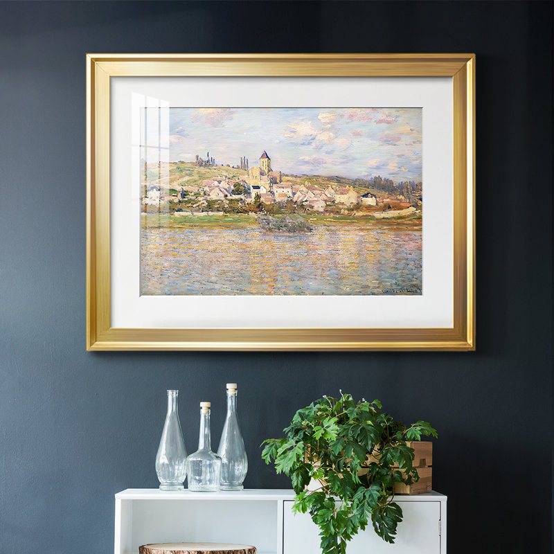 " Claude Monet ", Gold Framed, 27" H x 39" W x 1.5" D