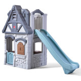 Step2 Enchanting Adventures 2-Story Kids Outdoor Playhouse & Slide