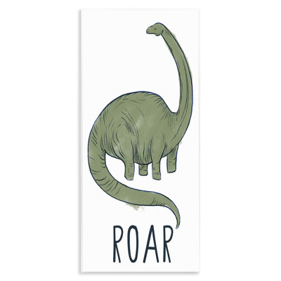 «Dinosaur Roar Brachiosaurus», art mural par Daphne Polselli