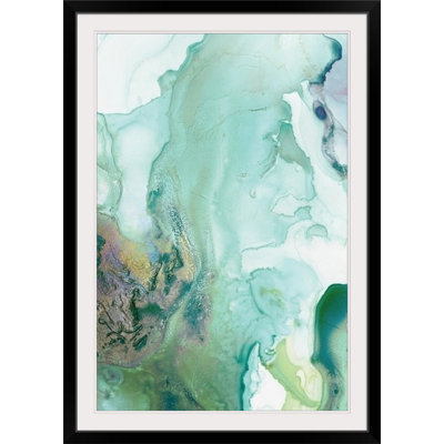 'Mint Bubbles III' Print