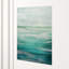 Serene Morning Hand Embellishment Silver Print by Sky Paisley-25707156-25707157
