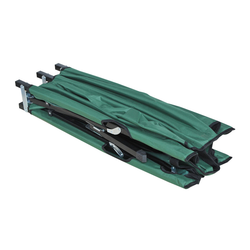 Lit de camp double pour deux personnes, Vert