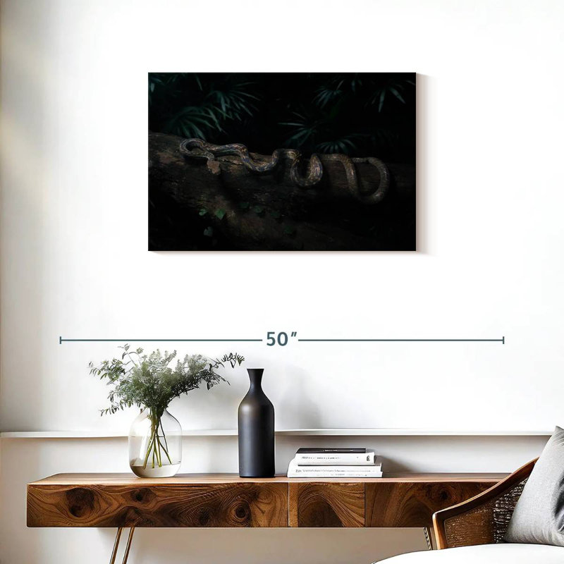 Australian Scrub Python, 20" H x 30" W