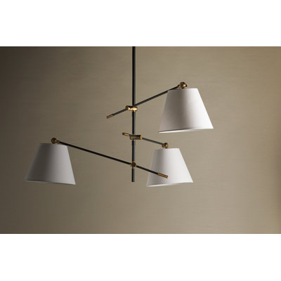 Navin 3 Light Chandelier by Colin King for Troy Lighting