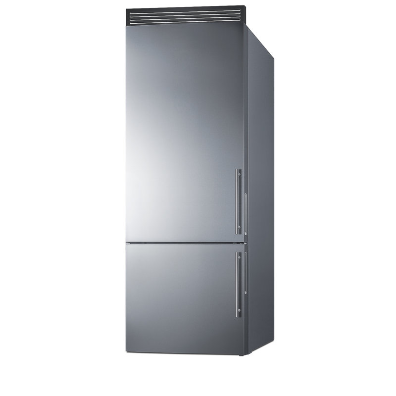 Summit Appliance 28" 14.6 Cubic Feet Energy Star Bottom Freezer Refrigerator