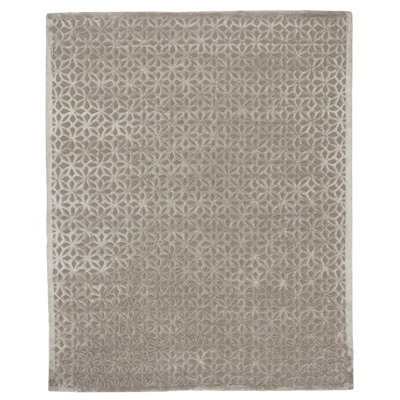 Bamboo Slat / Seagrass Geometric Area Rug
