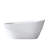 Freestanding 67 - Inch Oval Bathtub, Gloss White Finish, Overflow, Pop Up Drain, , Contemporary Design, Acrylic Soaking Tub For Bathroom