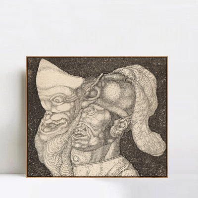 " Comedian(Invention 4) " by Paul Klee Print
