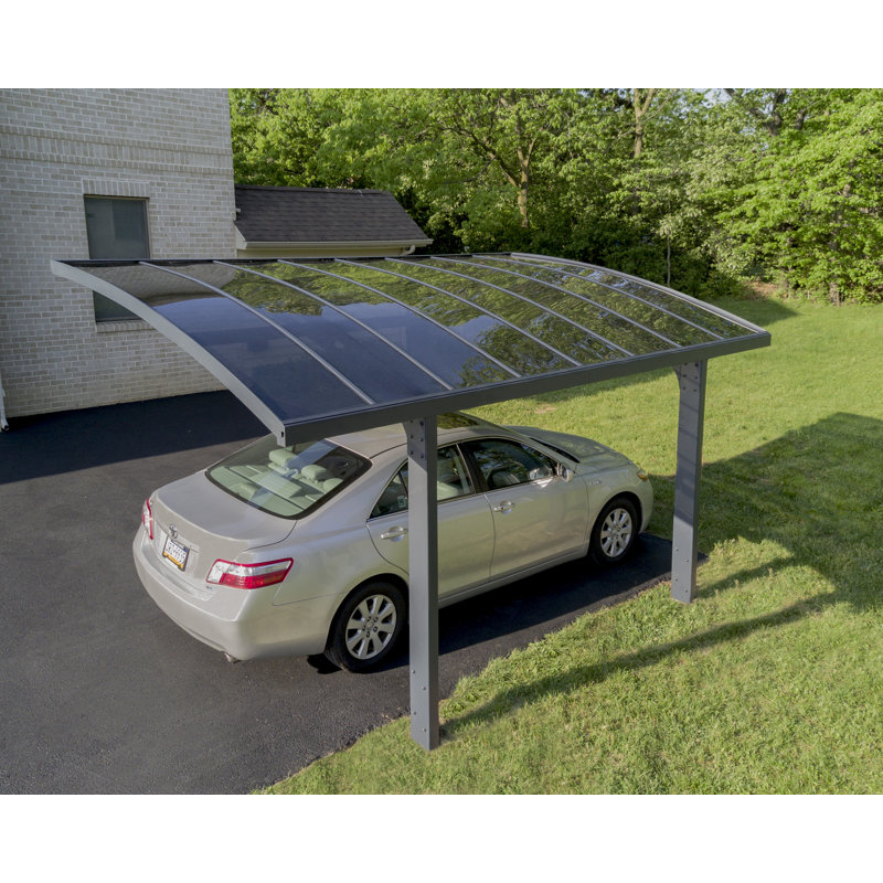 Arizona Gray 10' x 16' Single Slope Carport Kit