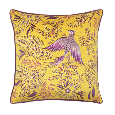 Bird Of Paradise 50X50Cm Feather Cushion