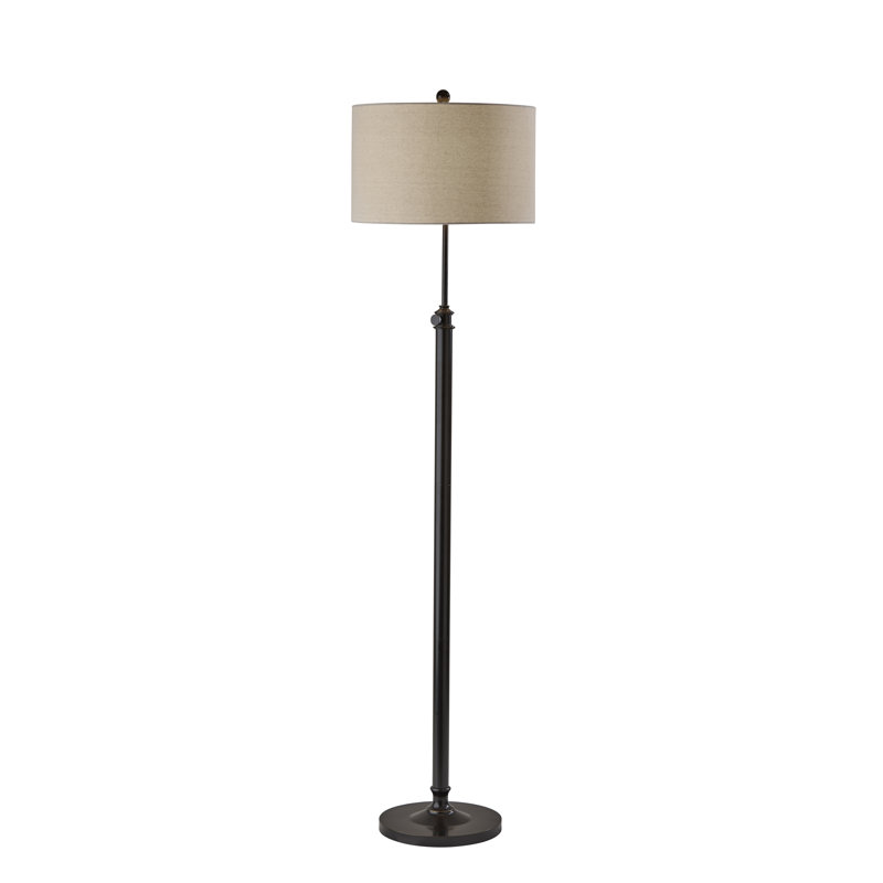 Lampe sur pied 57 po Elita, Bronze antique