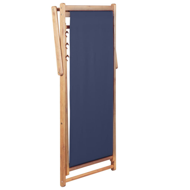 Chaise de patio pliante Beach Sling, Bleu