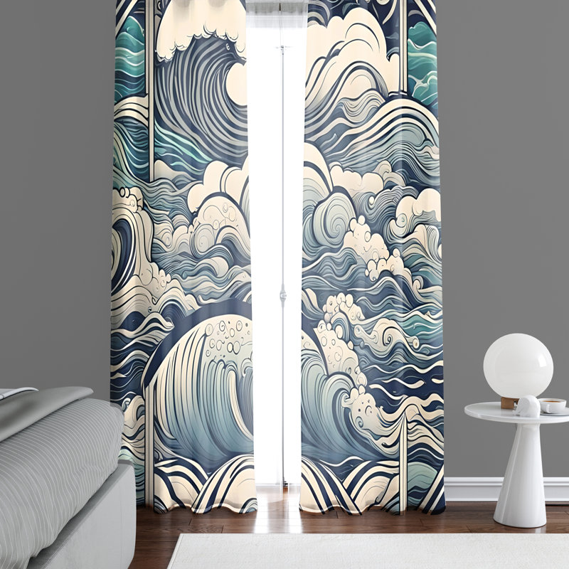 Window Curtains, 56" W x 78" L