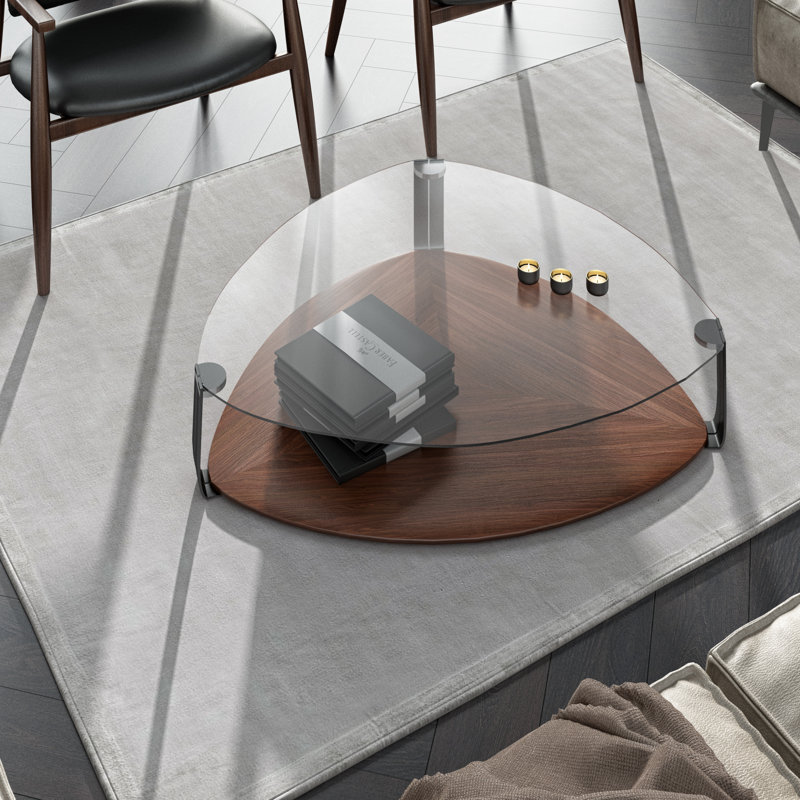Georgiev Tempered Glass Top Coffee Table