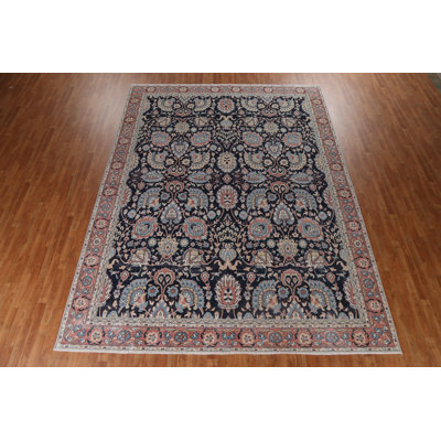Tapis turc floral Sultanabad Ziegler noué à la main 10 x 13