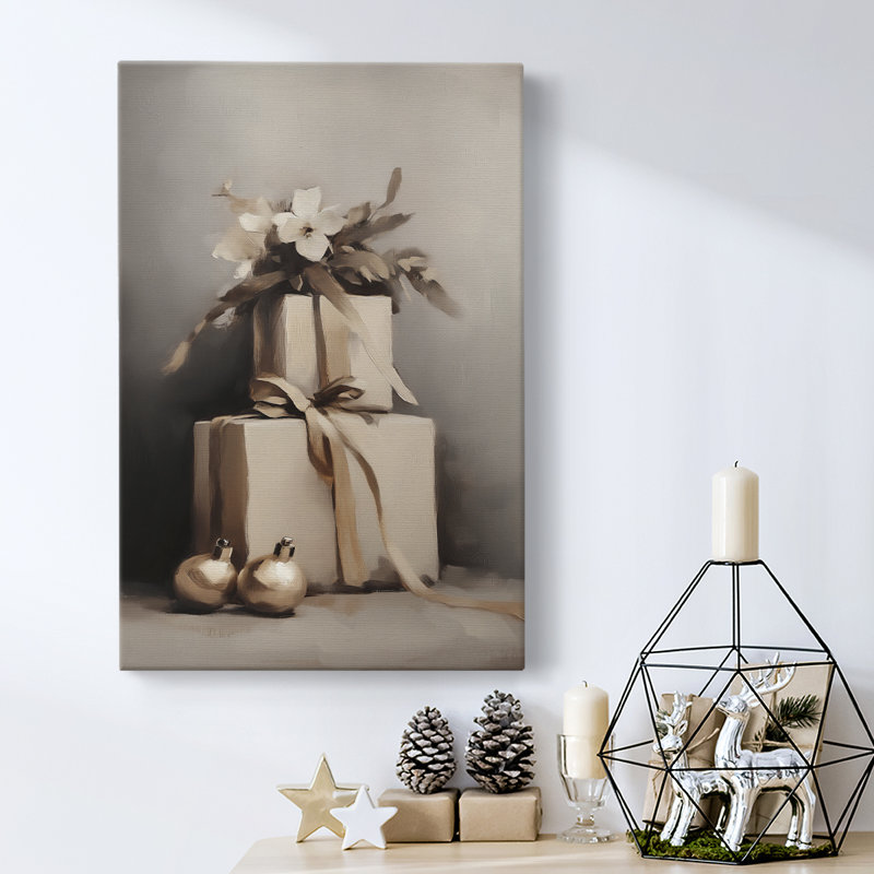 Art des Fêtes de Noël - Toile tendue avec châssis - Série 2-CECV III, H 60 po x l 40 po