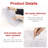 4 PC Rectangular Sound-Absorbing Panels With Adhesive Backing Wall Panels