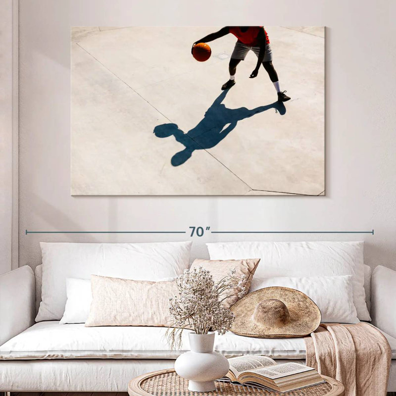 Ombre de joueur de basketball Sireci