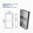 Stainless Steel Shower Niche Double Shelf-444784156