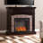 Custinne 45.5'' W Ebony Electric Fireplace