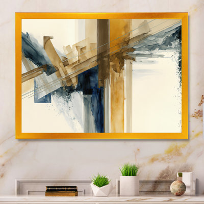 «Modern Watercolor Abstract II», impression sur toile
