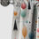 Pastel Scandinavian Geometric Shapes III - Abstract Geometric Blackout Curtain - 1 Panels