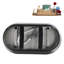 Baignoire autoportante 59 po avec drain interne en laiton brossé 59 po Streamline