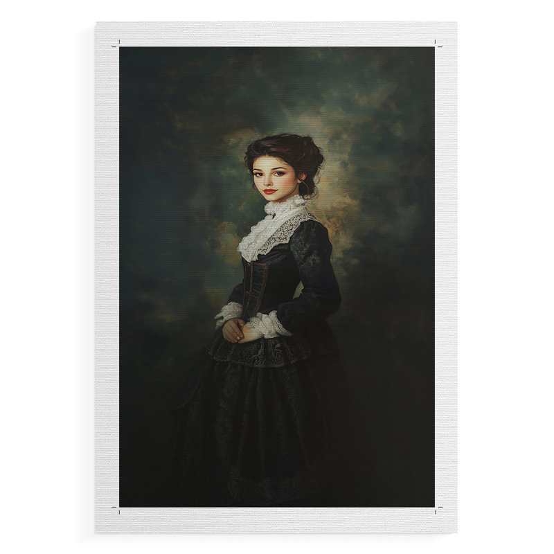 WOMEN Series CCXL III - impression sur toile de qualité supérieure seulement - NON-CADRE - prête à être accrochée