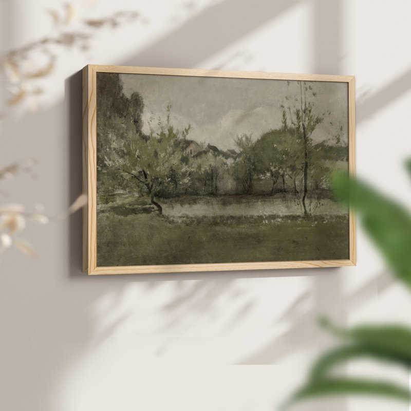 Paysages rétro-DCXCII - impression encadrée - réaménageable, H 11 po x l 14 po, Naturel
