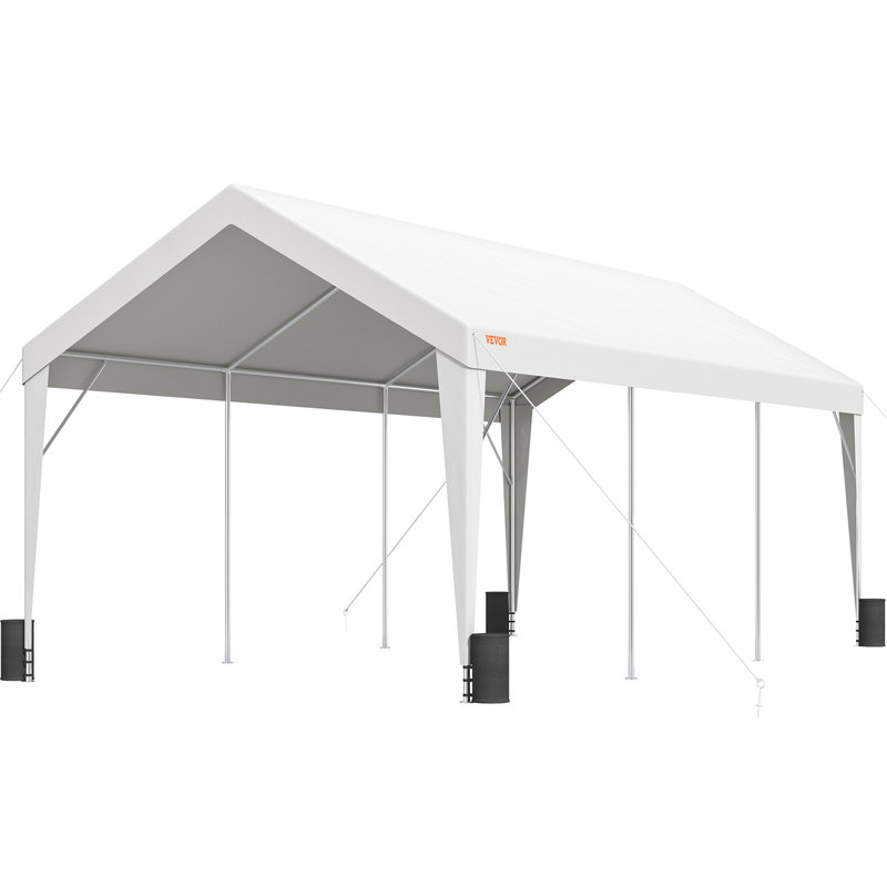 Abris l 10 pi. x P 20 pi., Blanc