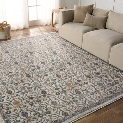 Tapis bleu / or Primrose