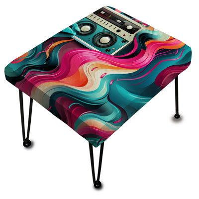 Charman - Geometric Rectangle Ottoman
