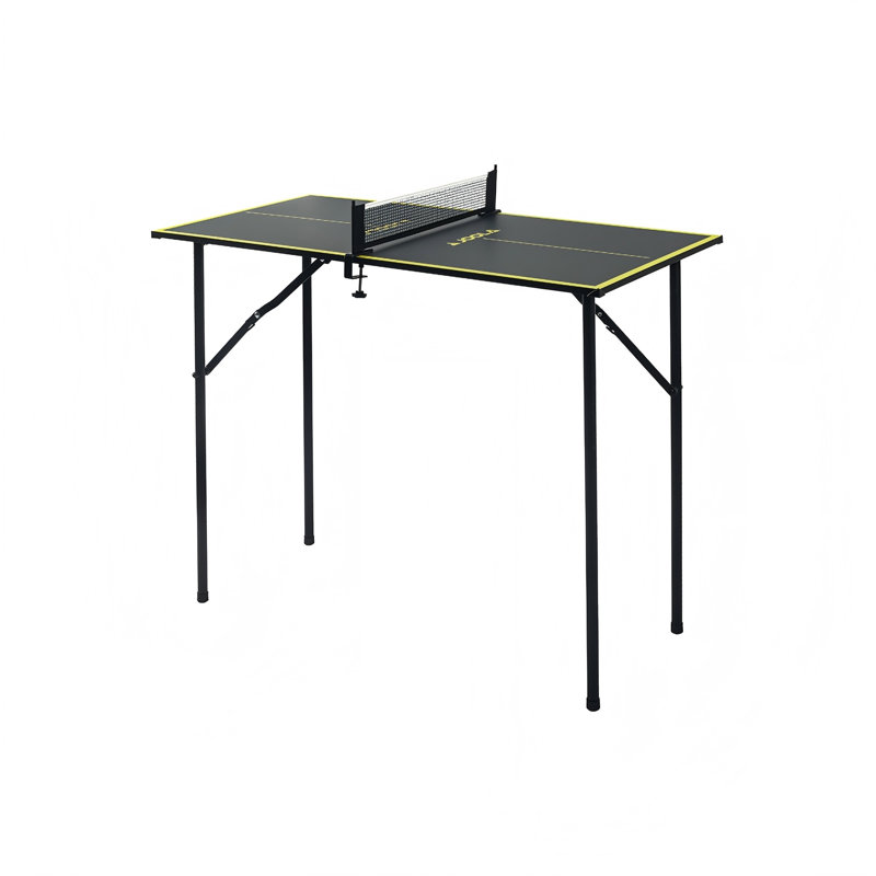 Mobile Portable Compact Foldable Mini Ping Pong Table for Household Indoor Use