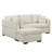 82.6" L-shaped Sectional Pull Out Sofa Bed Sleeper Sofa with Two USB Ports, Two Power Sockets and a Movable Storage Ottoman, Beige