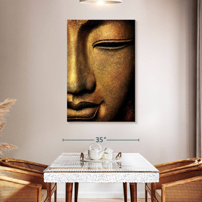 " Golden Buddha Face " by NirvanaDesigns