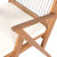 Chaise de patio avec coussin (ensemble de 2)