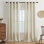 Paire de rideaux semi-transparents Draycott