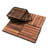 12" x 12" Wood Interlocking Deck Tile in Green Gray