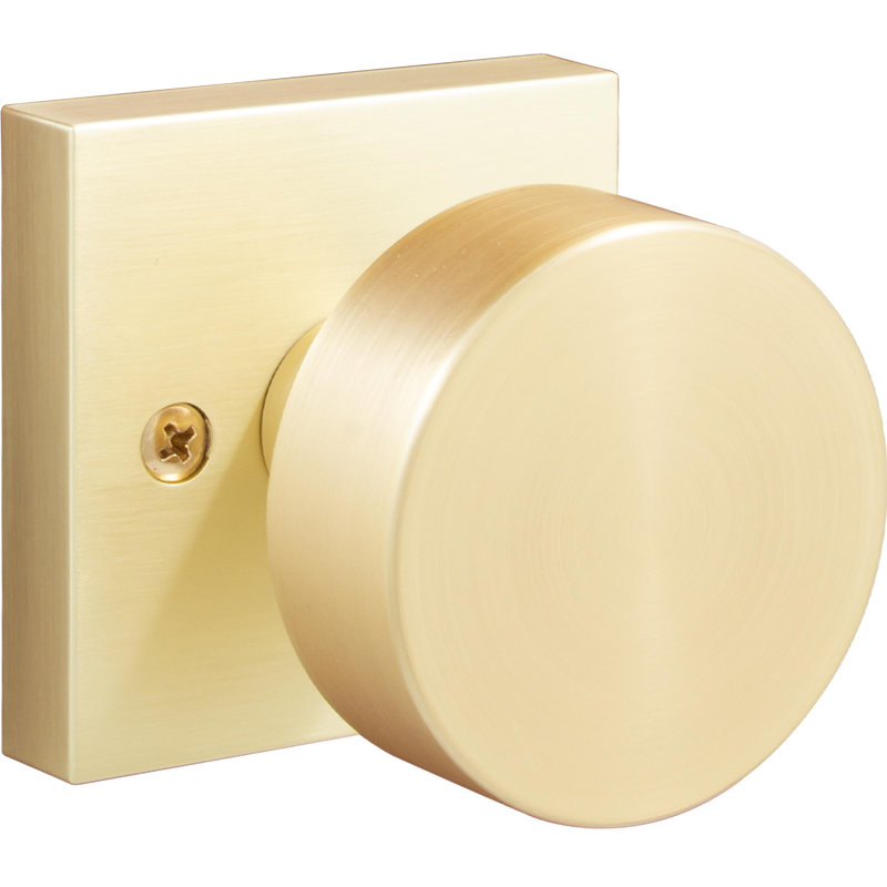 Bonn Single Dummy Satin Brass Round Knob