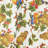 European Garden Fruits Pattern Swag Kitchen Curtain