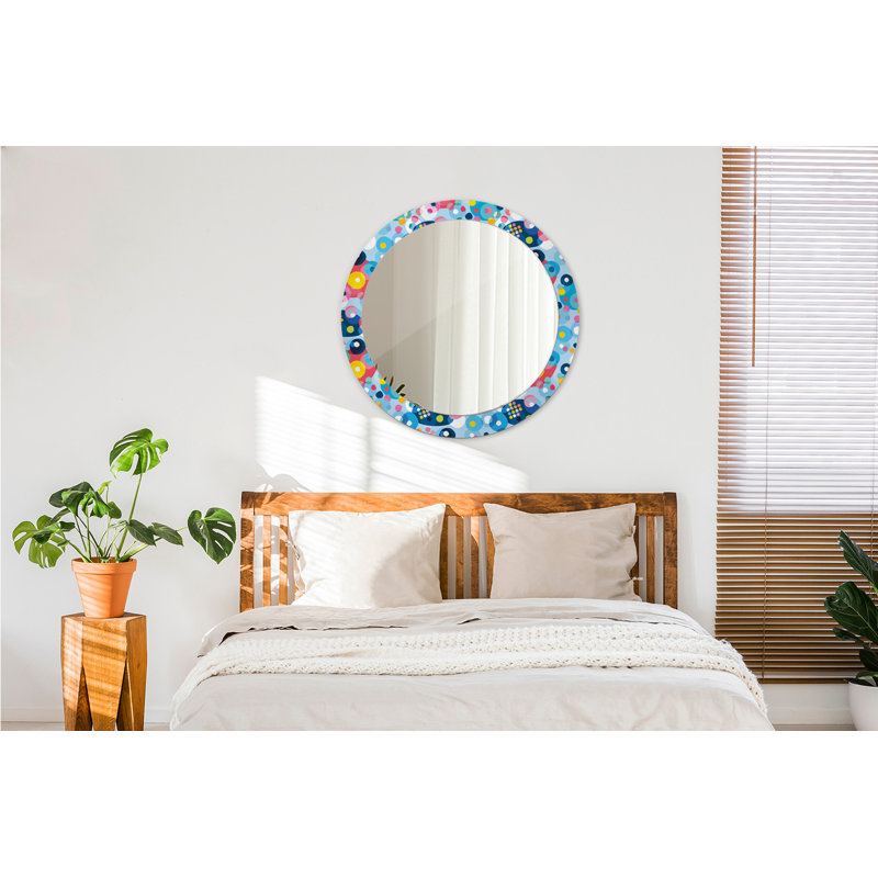 Huldar Glass Flat Wall Mirror
