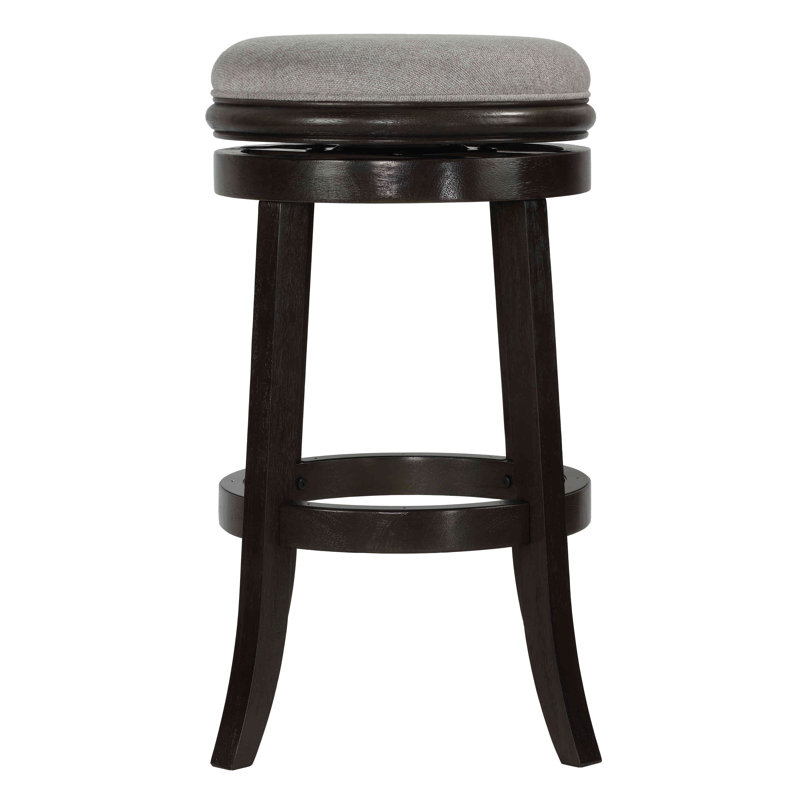 Hedd Swivel Upholstered Counter Stool with Solid Wood Frame, Counter Stool (25.75” Seat Height)