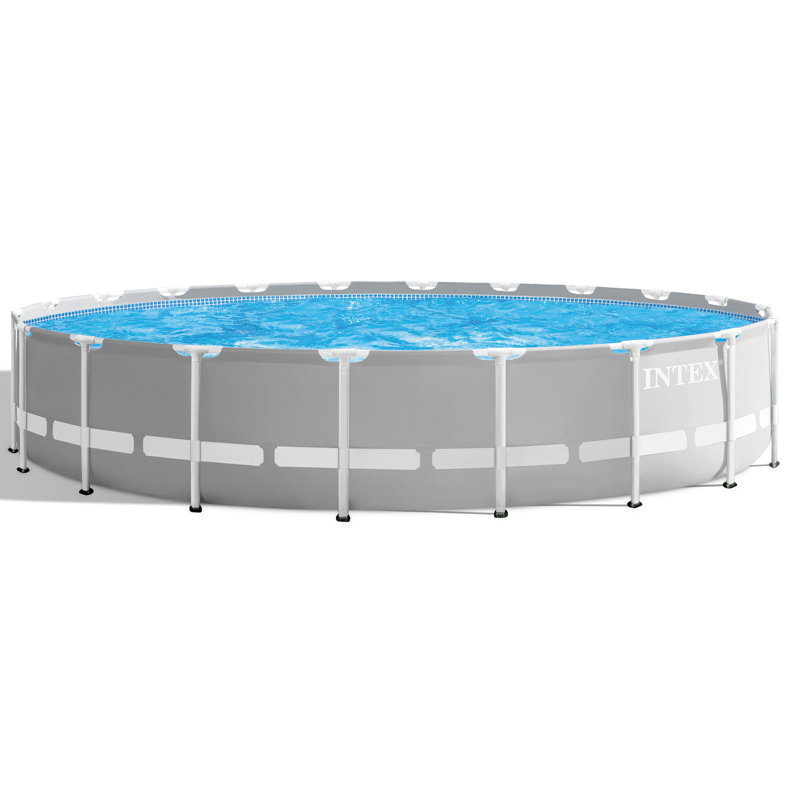 Ultra XTR Frame Round Above Ground Outdoor Swimming Pool Set, 22' W x 48" H